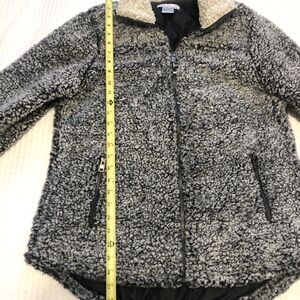KEREN hart fleece jacket grey
